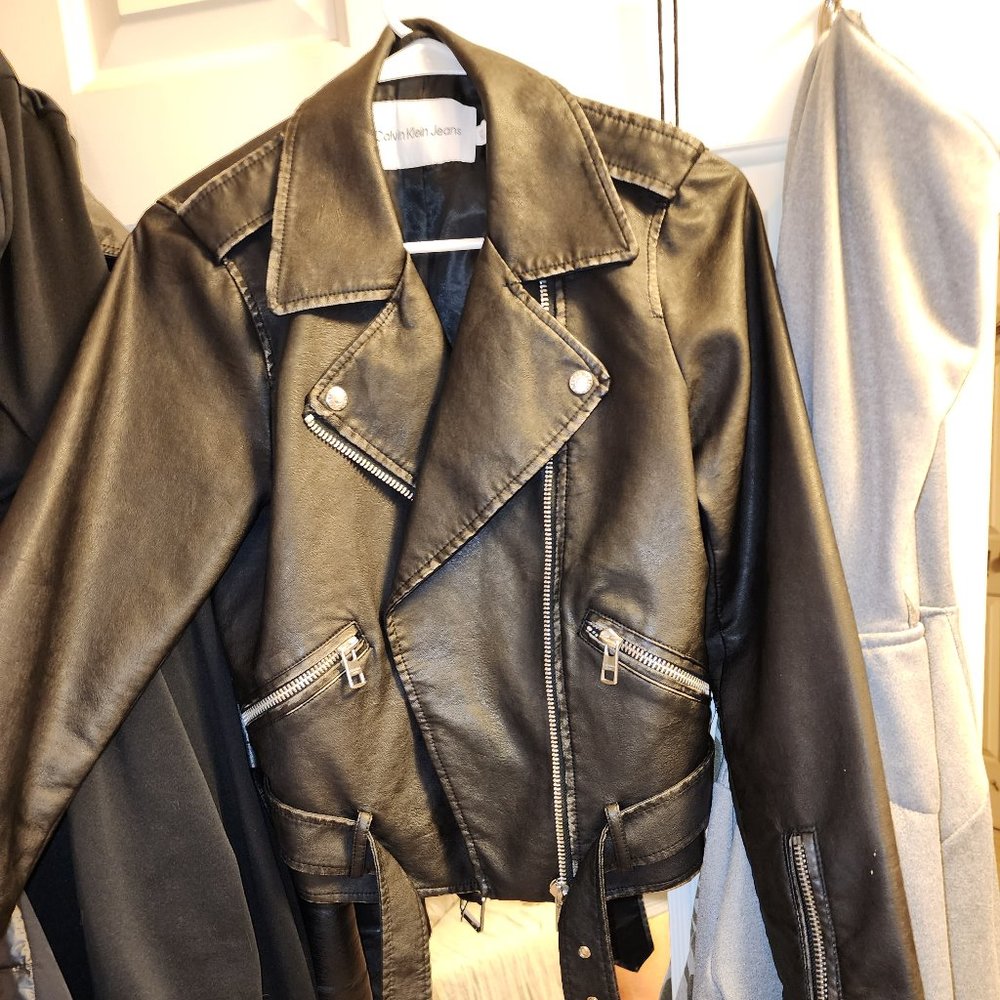 Calvin Klein leather Jacket
